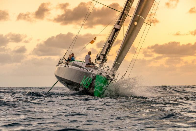 Norwegian-flagged Class40 Hydra at the finish of the RORC Transatlantic Race - photo © RORC / Arthur Daniel