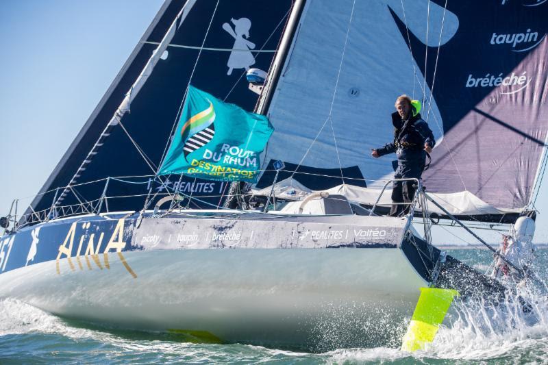 Second overall in the 2018 Route du Rhum,  Aymeric Chappellier's Class40 Aïna Enfance Et Avenir will be one to watch https://www.team-aina-151.com - RORC Caribbean 600 - photo © Christophe Breschi