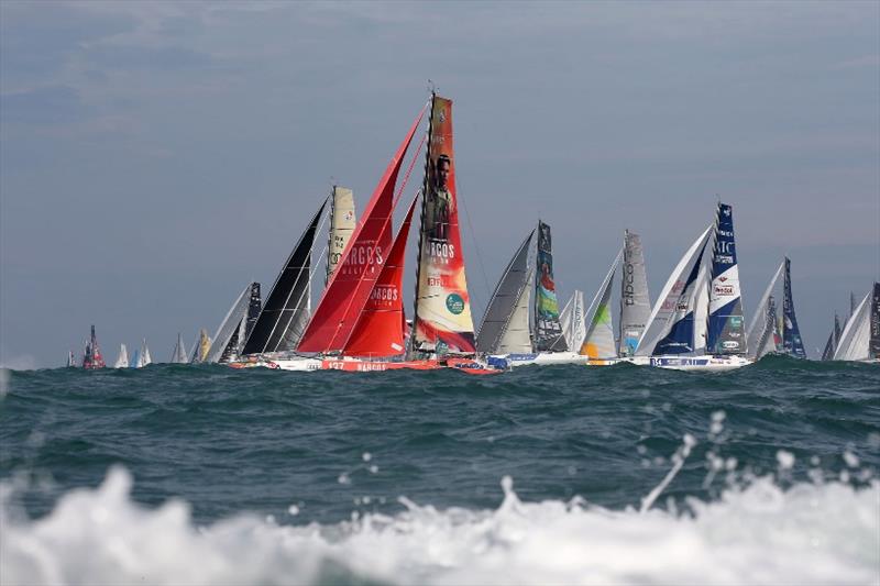 Class40 fleet - Route du Rhum 2018 photo copyright Christophe Breschi taken at  and featuring the Class 40 class