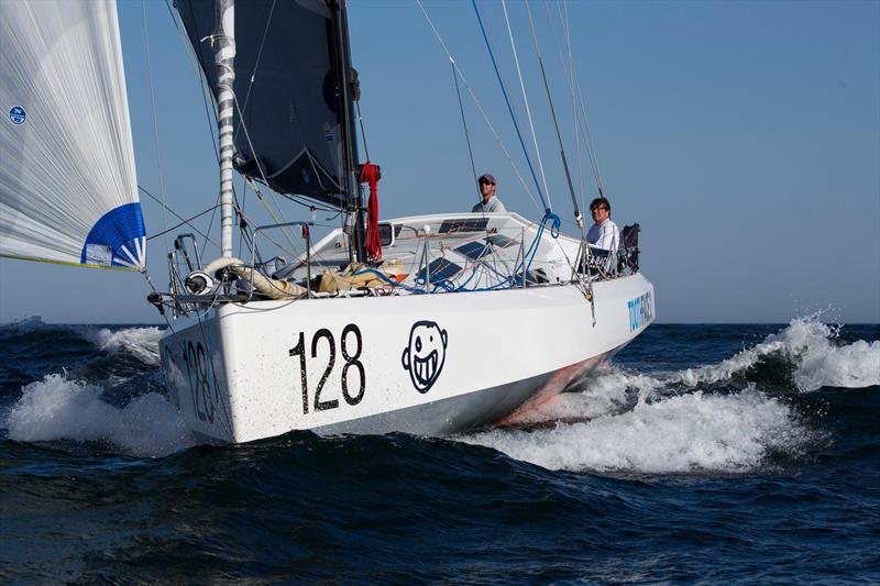 Toothface lights it up offshore during the 2017 Newport One Two photo copyright Bermuda One-Two / Bill Shea taken at  and featuring the Class 40 class