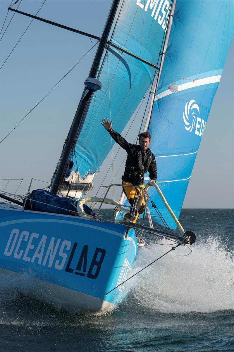 British sailor Phil Sharp announces four-year racing programme to demonstrate vital zero-carbon fuel technologies photo copyright Olivier Blanchet taken at  and featuring the Class 40 class