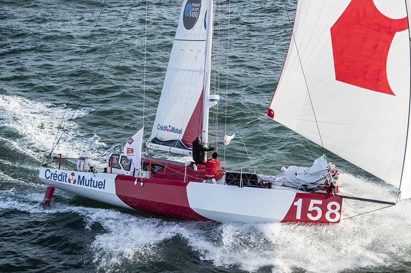 Mutuel is competing during the Transat Jacques Vabre , duo sailing race from Le Havre, France, to Salvador de Bahia, Brazil, on October 27, in Le Havre, France photo copyright Alea taken at  and featuring the Class 40 class