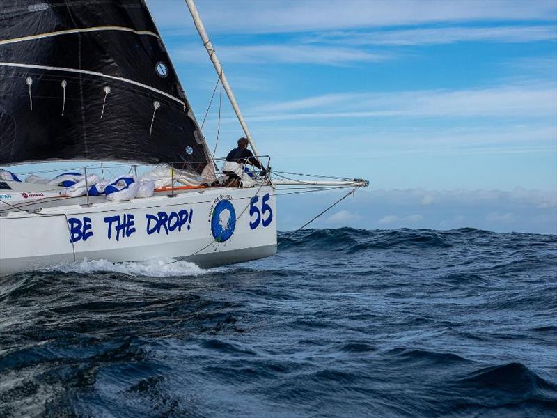 Gaëtan Thomas onboard Class40 #55 'Be The Drop' photo copyright Alain Roupie taken at  and featuring the Class 40 class