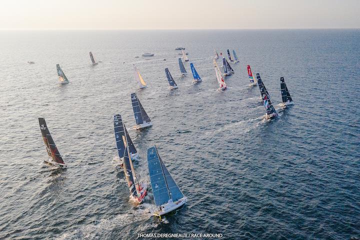 Class 40 racing action  photo copyright Race Around/Thomas Deregnieaux taken at Southern Yacht Club and featuring the Class 40 class