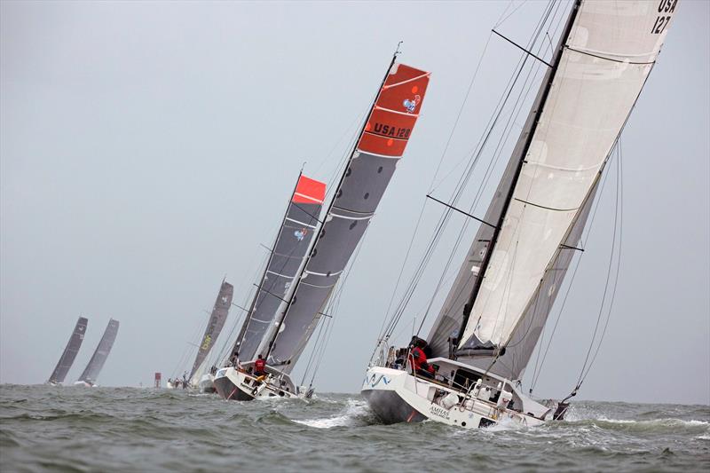 Class 40 racing action at the Atlantic Cup - photo © Race Around/Billy Black