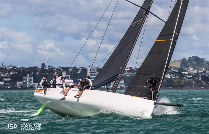 CBRE City of Sails Auckland Regatta - March 2021 photo copyright Andrew Delves taken at Royal New Zealand Yacht Squadron and featuring the Class 40 class