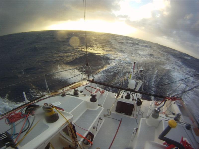 Class40 in the Southern Ocean photo copyright Global Solo Challenge taken at  and featuring the Class 40 class