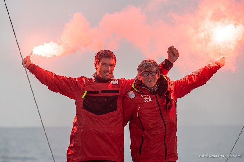 Axel Trehin and Frédéric Denis, Project Rescue Ocean, win the CIC Normandy Channel Race - photo © Jean-Marie Liot