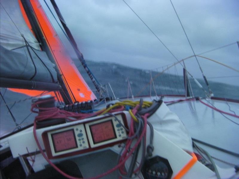 Beating in 50-60 knots of wind in the Indian Ocean on a Class40 photo copyright Global Solo Challenge taken at  and featuring the Class 40 class