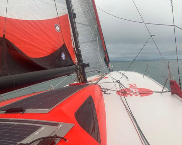 Aboard the Class 40 Edenred during The Transat Jacques Vabre photo copyright Edenred / Kito De Pavant taken at  and featuring the Class 40 class