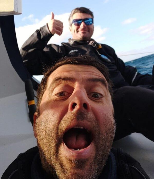 Aboard the Class 40 La Manche#Evidencenautique during The Transat Jacques Vabre photo copyright Nicolas Jossier taken at  and featuring the Class 40 class