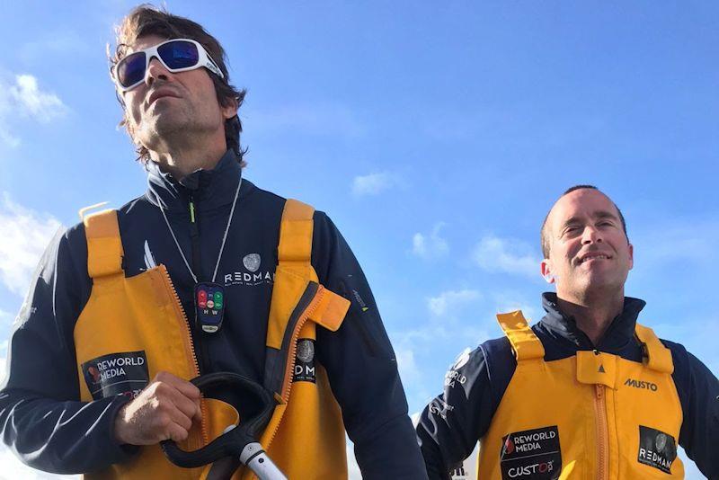 Antoine Carpentier and Pablo Santurde in the Transat Jacques Vabre photo copyright Redman  taken at  and featuring the Class 40 class