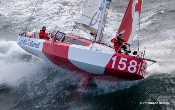 Class 40s in the Transat Jacques Vabre - photo © Christophe Breschi / Crédit Mutuel