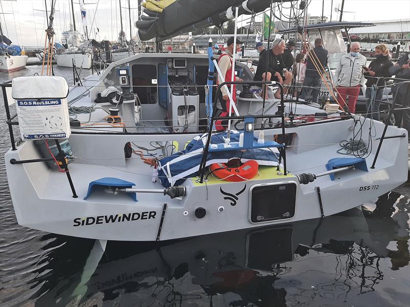 Class 40 Sidewinder - Tasmanians Rob Gough and John Saul - winners of the inaugural two-handed division 2021 Sydney Hobart photo copyright Clayton Reading taken at Cruising Yacht Club of Australia and featuring the Class 40 class