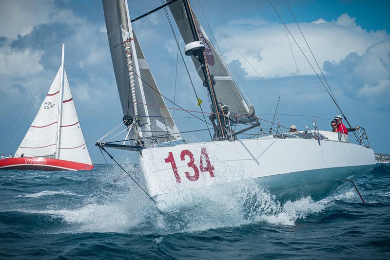 Class40 Vicitan took first place across the board at this year's Regatta, working with only 4 crew compared to the fellow Class40s who ran 9-10 at the St. Maarten Heineken Regatta - photo © Laurens Morel