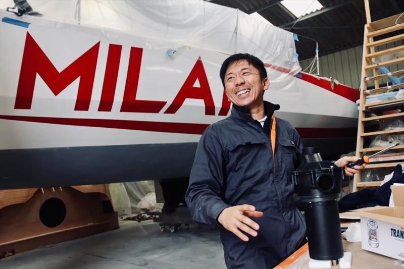 Solbian is ready to circumnavigate the globe with Japanese sailor Masa Suzuki photo copyright Milai Sailing taken at  and featuring the Class 40 class