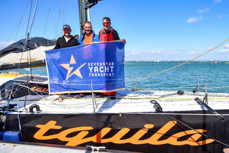 Team Tquila dockside after completing the race in just over 13 days - photo © James Tomlinson / RORC