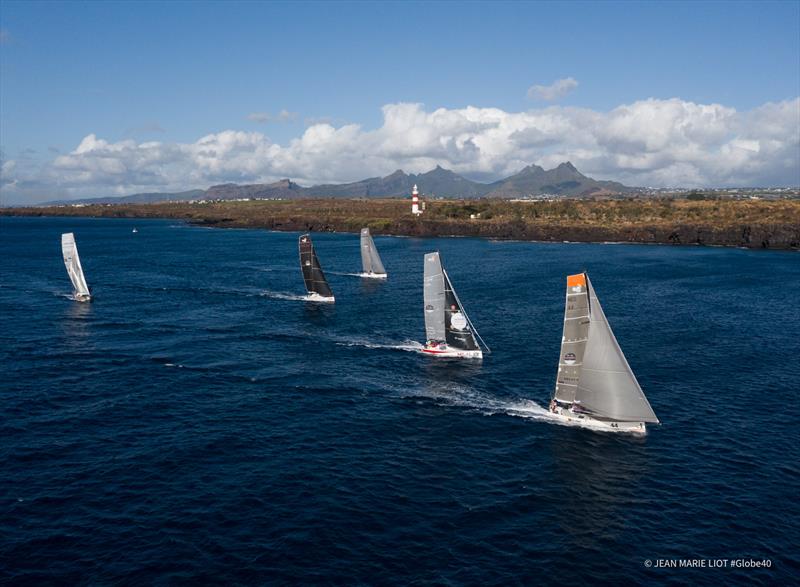 Start of the third leg of the Globe40 from Mauritius to New Zealand photo copyright Jean-Marie Liot / #Globe40 taken at  and featuring the Class 40 class