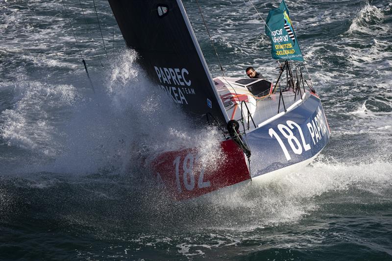 Richomme's Paprec-Arkea during the Route du Rhum - Destination Guadeloupe photo copyright incent Olivaud / #RDR2022 taken at  and featuring the Class 40 class