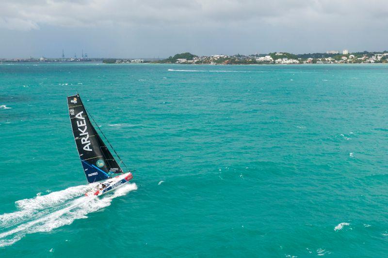 Yoann Richomme wins the Class 40 division in the Route du Rhum-Destination Guadeloupe - photo © Alexis Courcoux