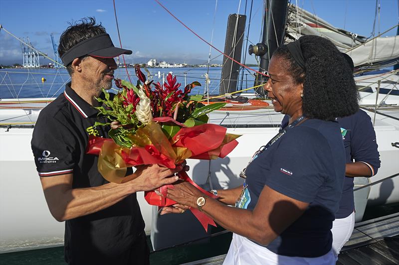 Szabolc Weöre finishes the Route du Rhum-Destination Guadeloupe photo copyright Arnaud Pilpré / #RDR2022 taken at  and featuring the Class 40 class