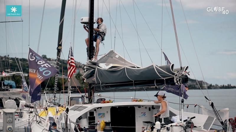 5th leg to Ushuaia ! photo copyright GLOBE40  taken at  and featuring the Class 40 class