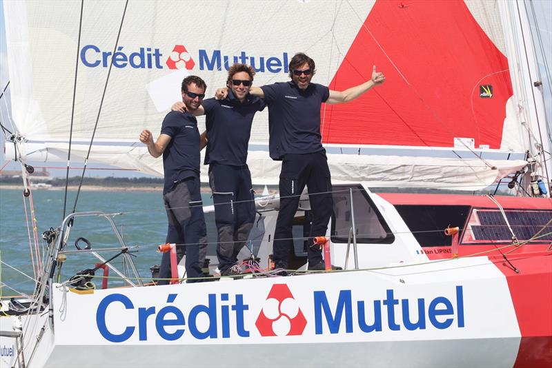 Ian Lipinski's Crédit Mutuel photo copyright Christophe Breschi taken at  and featuring the Class 40 class