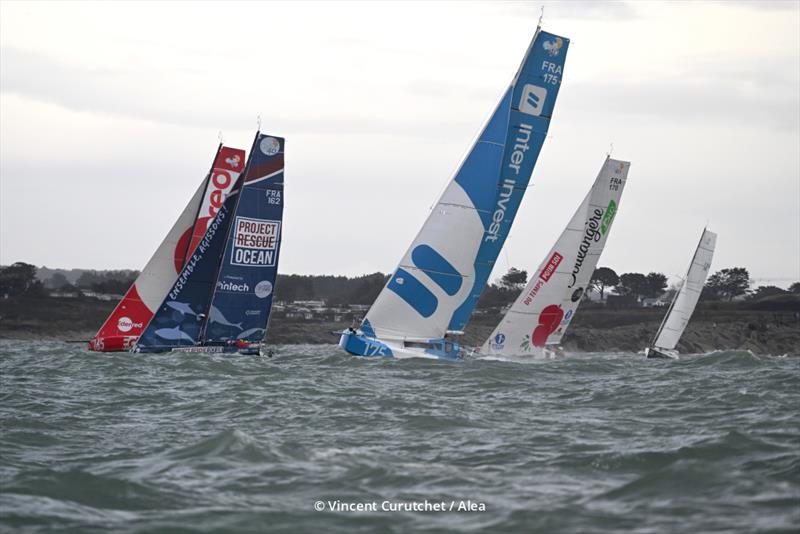 Class 40 start - Transat Jacques Vabre - Lorient, France - November 5, 2023 - photo © TransAt Jacques Vabre