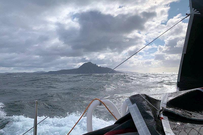 David Linger (Koloa Maoli) rounds Cape Horn photo copyright David Linger taken at  and featuring the Class 40 class