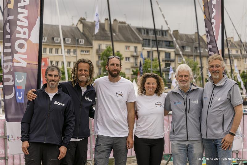 16th CIC Normandy Channel Race Prize Giving photo copyright Jean-Marie Liot taken at  and featuring the Class 40 class