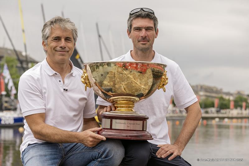 Corentin Douguet and Axel Tréhin win the 16th CIC Normandy Channel Race photo copyright Jean-Marie Liot taken at  and featuring the Class 40 class