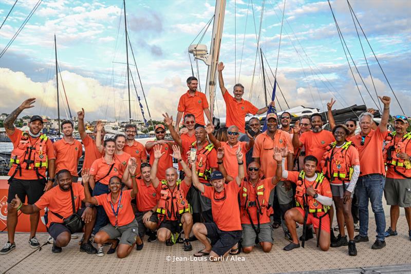 Corentin Douguet and Axel Tréhin (SNSM Faites un don!) are second in Class 40 in the Transat Café L'or Le Havre Normandie - photo © Jean-Louis Carli / Alea