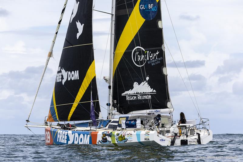 Globe40 Leg 6 - Free Dom photo copyright Jean-Marie Liot / Globe40 taken at  and featuring the Class 40 class