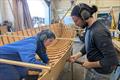 Training at the Boat Building Academy in the UK