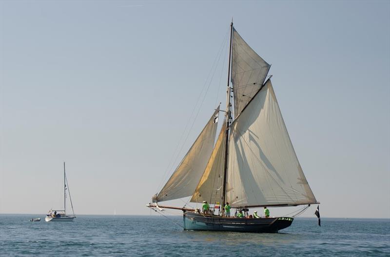 Classic yacht Agnes photo copyright Falmouth Classics Regatt taken at  and featuring the Classic Yachts class