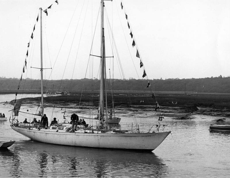 Gipsy Moth IV leaving the Beaulieu River - photo © Beaulieu