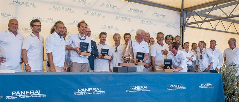 Argentario Sailing Week and Panerai Classic Yacht Challenge winners photo copyright Fabio Taccola taken at Yacht Club Santo Stefano and featuring the Classic Yachts class