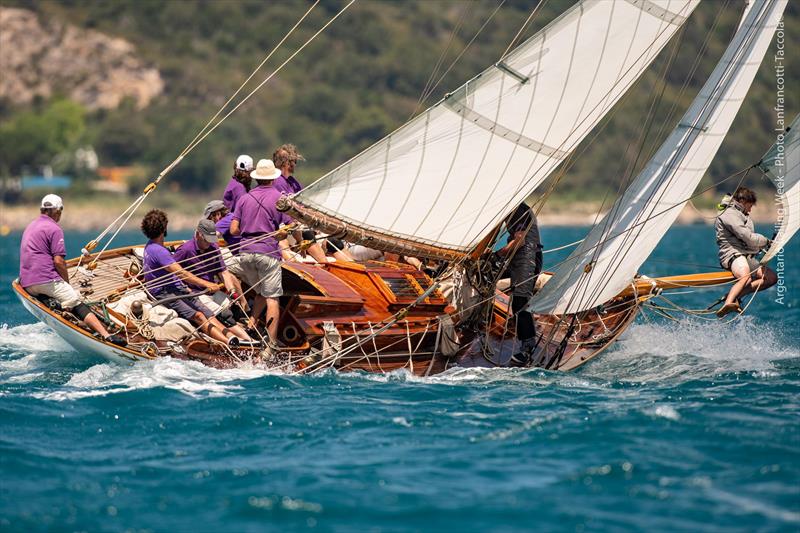 Viola on 2019 Argentario Sailing Week day 4 photo copyright Taccola Lanfrancotti taken at Yacht Club Santo Stefano and featuring the Classic Yachts class