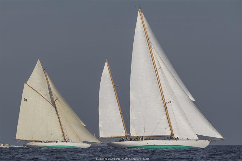 Les Voiles de Saint-Tropez 2019 day 2 photo copyright Gilles Martin-Raget taken at Société Nautique de Saint-Tropez and featuring the Classic Yachts class