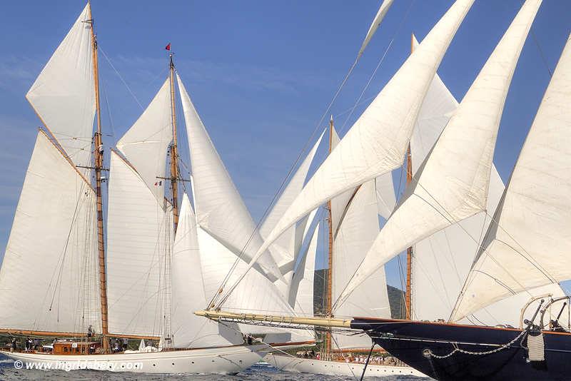 Les Voiles de Saint-Tropez 2019 day 4 photo copyright Ingrid Abery / www.ingridabery.com taken at Société Nautique de Saint-Tropez and featuring the Classic Yachts class