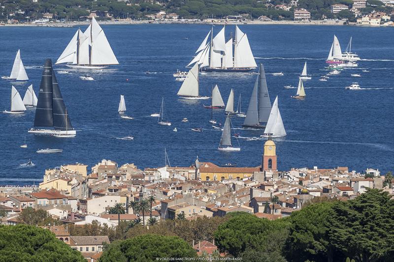 Les Voiles de Saint-Tropez 2019 day 4 photo copyright Gilles Martin-Raget taken at Société Nautique de Saint-Tropez and featuring the Classic Yachts class