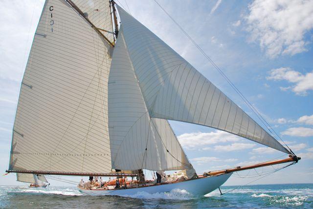 British Classic Yacht Club Regatta - Day 1 photo copyright Nicky Aigner taken at Royal Ocean Racing Club, Cowes and featuring the Classic Yachts class