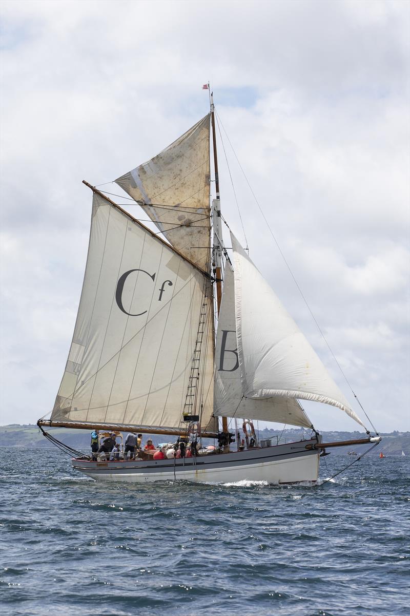 'Marguerite', a Bristol Channel pilot cutter built in 1893 and in service until 1911, during Falmouth Classics 2019 photo copyright Doug Jackson / www.dougjacksonphotography.com taken at  and featuring the Classic Yachts class
