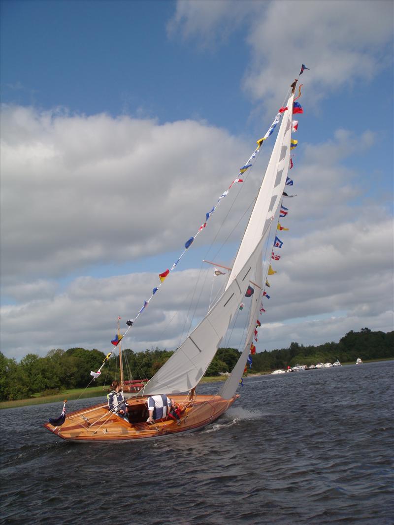 Fife number 1, Sian sailing in Northern Ireland’s inland waterways photo copyright Stevie Scanlan taken at  and featuring the Classic Yachts class