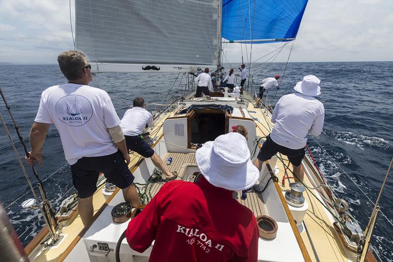 Back in the time when the Afterguard really were aft. Way aft photo copyright Andrea Francolini taken at  and featuring the Classic Yachts class