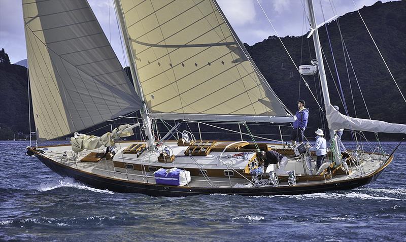 Graceful poise on the water - Theodora photo copyright Vicsail Sydney / Flagstaff Marine taken at  and featuring the Classic Yachts class