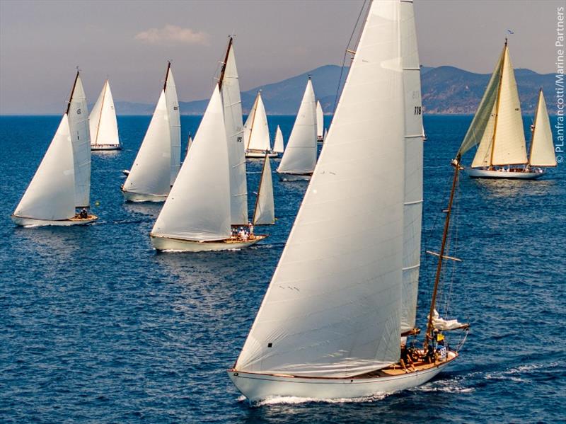 Argentario Sailing Week fleet – Argentario Sailing Week photo copyright Pierpaolo Lanfrancotti taken at Yacht Club Santo Stefano and featuring the Classic Yachts class