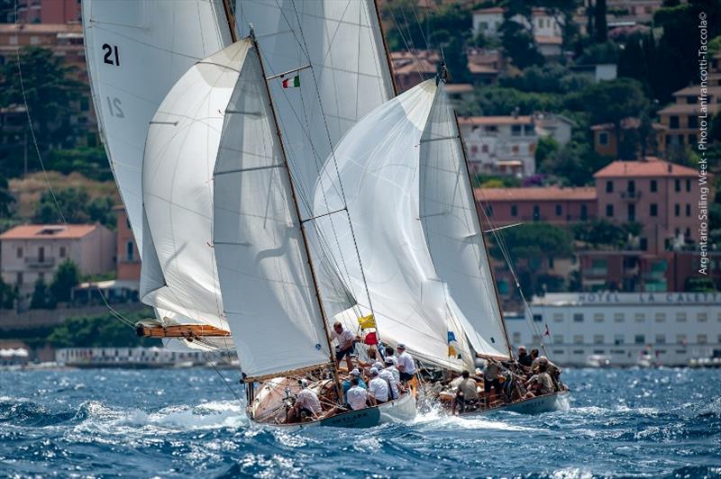 Day 1 - Argentario Sailing Week and Panerai Classic Yacht Challenge photo copyright Fabio Taccola taken at Yacht Club Santo Stefano and featuring the Classic Yachts class