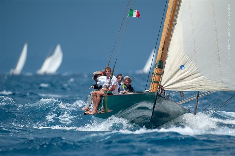 Olympian (1913-Gardner) - Day 2 - Argentario Sailing Week and Panerai Classic Yacht Challenge photo copyright Fabio Taccola / Pierpaolo Lanfrancotti / YCSS taken at Yacht Club Santo Stefano and featuring the Classic Yachts class