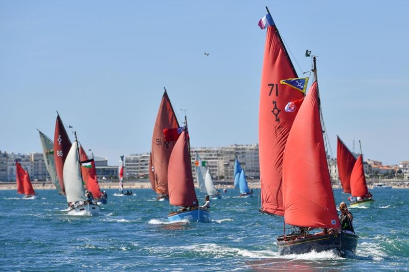 Local regatta for GGR skippers racing classic d'Olonnis gaff rigged fishing boats photo copyright Christophe Favreau taken at  and featuring the Classic Yachts class